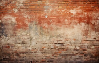 The illustration depicts a distressed, grunge empty background with rough, weathered textures, and rustic, aged features.