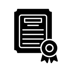 Diploma Vector Icon