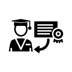 Receiving Degree Vector Icon