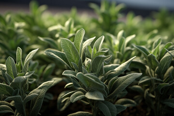 Obraz premium Sage bush in the garden