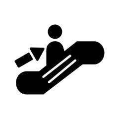 Escalator Vector Icon