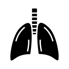Lungs Vector Icon