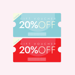 
coupon promotion illustration set. coupon set, coupons, discount coupon, gift voucher