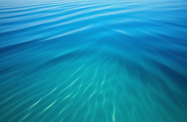 Underwater Sea - Deep Abyss With Blue Sun light