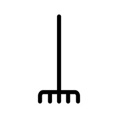 Fork picking leaves Vector Icon