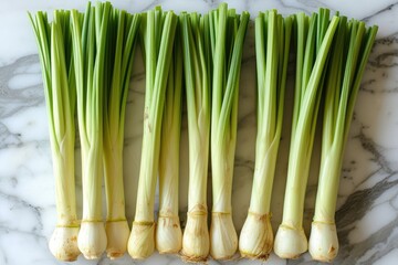 Fototapeta premium lemongrass isolated kitchen table professional advertising food photography