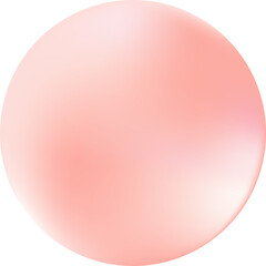 pink sphere isolated