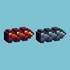 Isometric Pixel art 3d of skip forward icon for items asset.Skip forward icon on pixelated style.8bits perfect for game asset or design asset element for your game design asset.
