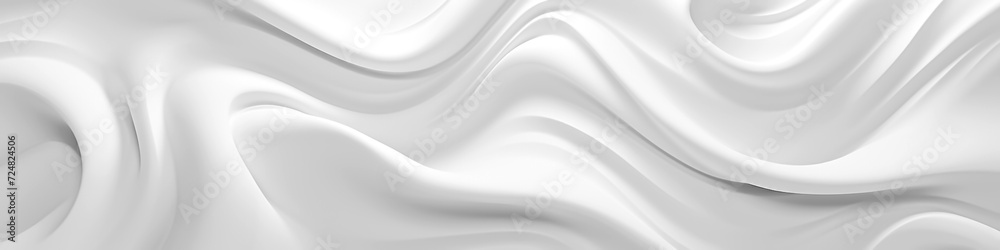Poster white wave background, abstract concept.generated with ai