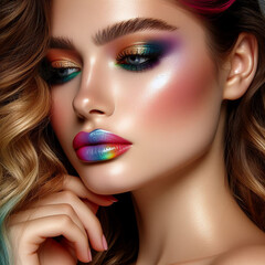 Rainbow Makeup 