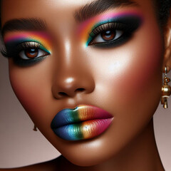 Rainbow Makeup 
