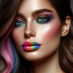 Rainbow Makeup 