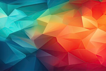 abstract colorful geometric background with colorful polygons and hexagons and triangles