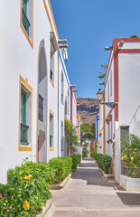Gran Canaria island, nature and architecture