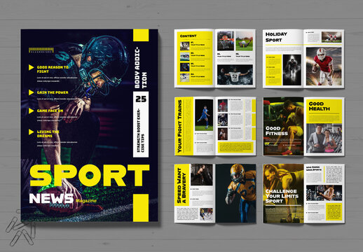 Sport Magazine Template