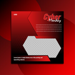 Cyber monday post design