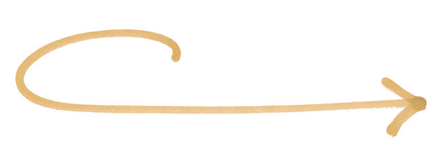 Light brown arrows isolated on transparent background.