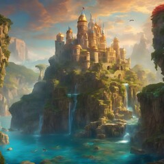 Fantasy Building Background Very Cool