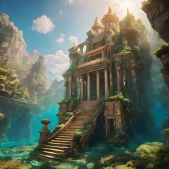 Fantasy Building Background Very Cool