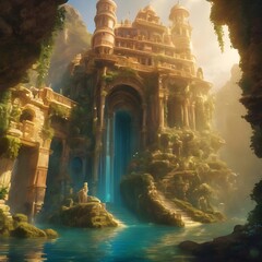 Fantasy Building Background Very Cool