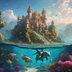 Fantasy Building Background Very Cool