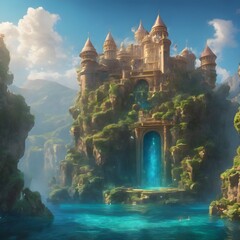 Fantasy Building Background Very Cool