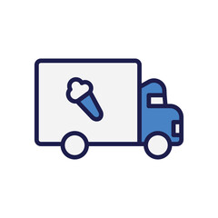 ice man icon with white background vector stock illustration