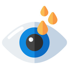 Modern design icon of eye drop