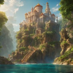 Fantasy Building Background Very Cool