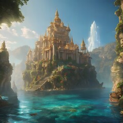 Fantasy Building Background Very Cool