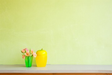 lime green wallpaper with smooth texture