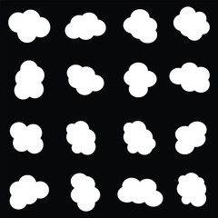 Blob organic shape vector circle irregular random form. Organic blob round abstract shape bubble 4v 3