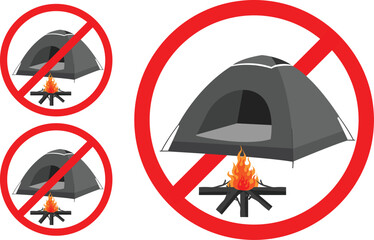 Camping and fires are prohibited in this area.