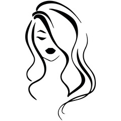 girl beauty logo design