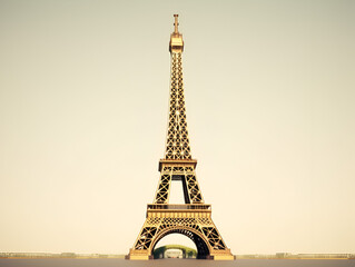 Eiffel Tower Design, Paris Monument Desktop Wallpaper, Ai generative