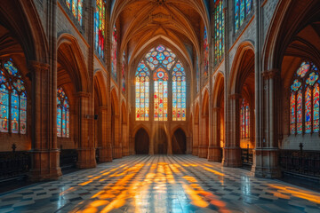 a beautiful gothic cathedral