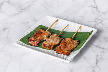 Thai cuisine - grilled pork skewer
