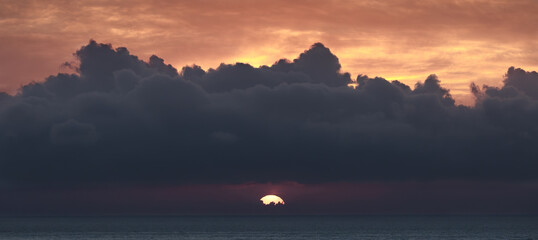 Amanecer en Benidorm enero 2018