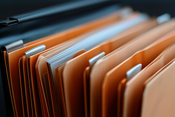 a closeup of documents folder. - Powered by Adobe