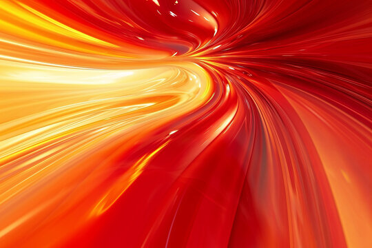 Red Warp Abstract With Yellow Centre, Background