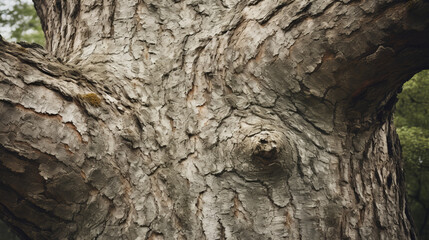 Closeup of a tree trunk