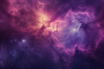 Fototapeta premium Nebula in the vast space background.