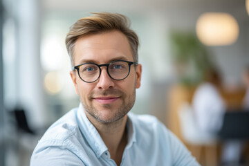 Obraz premium Doctor and clinic background in their office