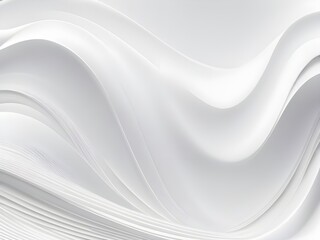 Obraz premium Photo abstract smooth white color wave background