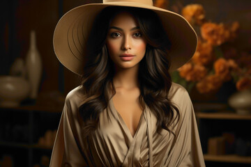 Classic meets modern as the most beautiful Filipina lady poses in a timeless trench coat and...
