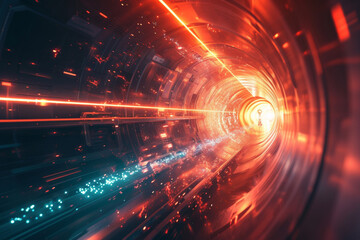 Fototapeta premium Futuristic space odyssey with our stellar collection featuring rocket launches, cosmic exploration, and interstellar adventures, capturing the essence of innovation and astronaut pioneer spirit.