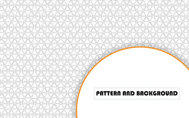 Modern pattern and background design