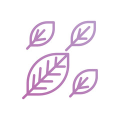  nature icon with white background vector stock illustration