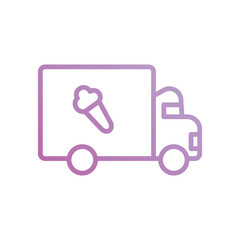 ice man icon with white background vector stock illustration