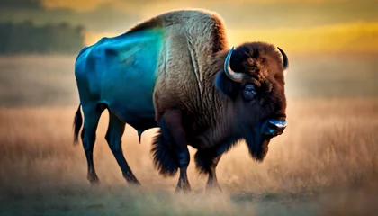 Zelfklevend Fotobehang Portrait of a buffalo © atonp